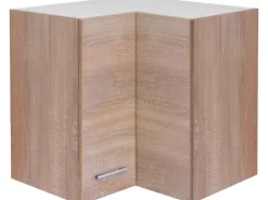 Flex-Well Classic Küchen-Eck-Hängeschrank Florida 60 cm x 60 cm Sonoma Eiche