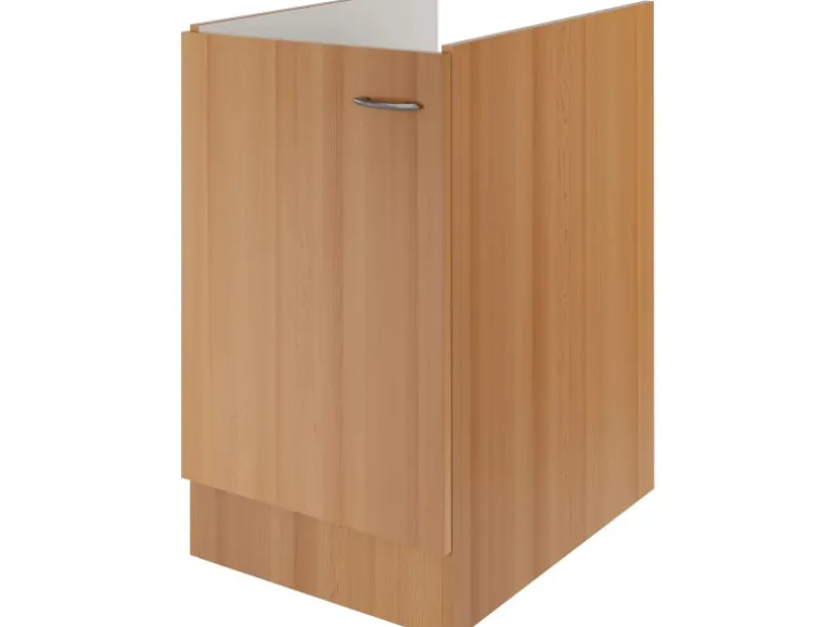 Flex-Well Classic Küchen-Spülenunterschrank Nano 50 cm Buche