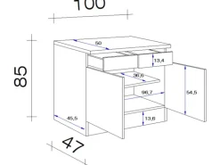Flex-Well Classic Küchen-Unterschrank Speed 100 cm Weiß