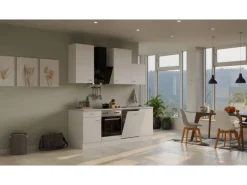 Flex-Well Classic Küchenzeile Wito 220 cm Weiß