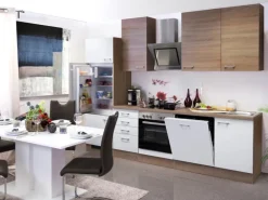 Flex-Well Classic Küchenzeile Florida 280 cm Sonoma Eiche-Weiß-Sonoma Eiche