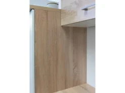 Flex-Well Classic Küchenzeile Florida 210 cm Weiß - Sonoma Eiche