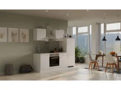 Flex-Well Classic Küchenzeile Wito 220 cm Weiß