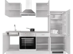 Flex-Well Classic Küchenzeile Wito 220 cm Weiß