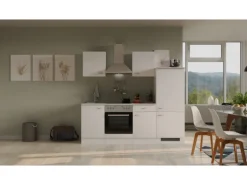 Flex-Well Classic Küchenzeile Wito 220 cm Weiß