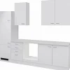 Flex-Well Classic Küchenzeile Wito 270 cm ohne E-Geräte Weiß