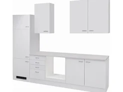 Flex-Well Classic Küchenzeile Wito 270 cm ohne E-Geräte Weiß