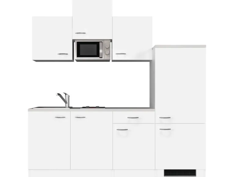 Flex-Well Classic Küchenzeile Wito 210 cm Weiß