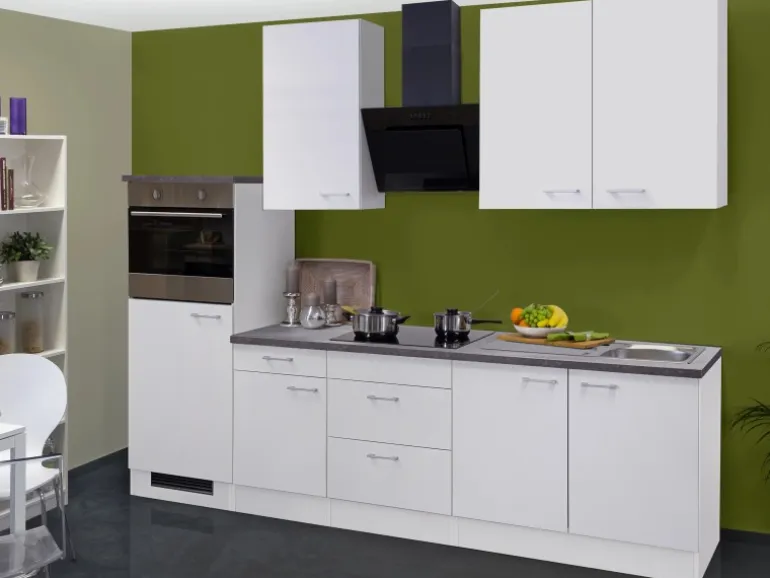 Flex-Well Classic Küchenzeile Lucca 270 cm Weiß