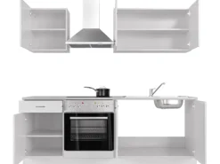 Flex-Well Classic Küchenzeile Wito 210 cm Weiß