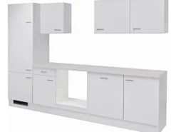 Flex-Well Classic Küchenzeile Wito 280 cm ohne E-Geräte Weiß