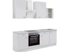 Flex-Well Classic Küchenzeile Wito 220 cm Weiß