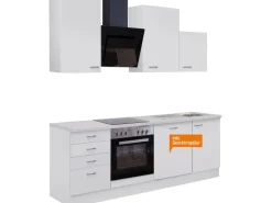Flex-Well Classic Küchenzeile Wito 220 cm Weiß