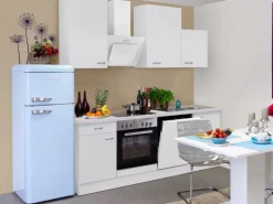 Flex-Well Classic Küchenzeile Wito 220 cm Weiß