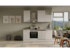 Flex-Well Classic Küchenzeile Wito 220 cm Weiß