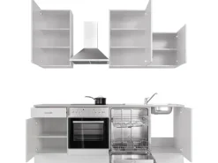 Flex-Well Classic Küchenzeile Wito 220 cm Weiß