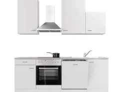 Flex-Well Classic Küchenzeile Wito 220 cm Weiß