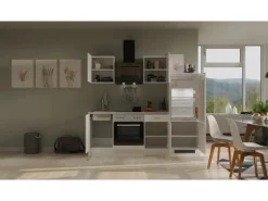 Flex-Well Classic Küchenzeile Wito 220 cm Weiß