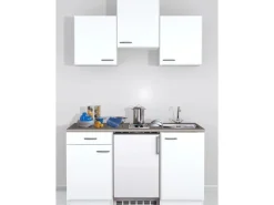 Flex-Well Classic Miniküche Wito 150 cm Weiß