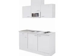 Flex-Well Classic Singleküche Wito 150 cm breit Weiß