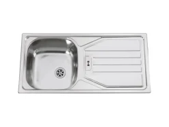 Flex-Well Exclusiv Küche 1701-016 Cara 220 cm Schilfgrün matt - Artisan Eiche