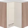 Flex-Well Exclusiv Küchen-Eck-Hängeschrank Orlando 60 cm x 60 cm Kaschmir Glanz