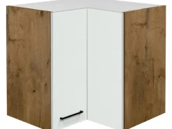 Flex-Well Exclusiv Küchen-Eck-Oberschrank Vintea 60x60cm Magnolie - Lancelot Oak