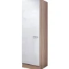 Flex-Well Exclusiv Küchen-Geschirrschrank Valero 50cm Hochglanz Weiß-Sonoma E