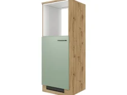 Flex-Well Exclusiv Küchen-Geräteschrank Cara 60cm (H169cm) Schilfgrün-Artisan