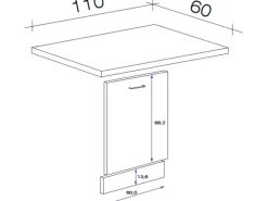 Flex-Well Exclusiv Küchen-Geschirrsp.-Paket vollintegriert Lara Anthra.-San Remo