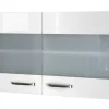 Flex-Well Exclusiv Küchen-Hängeschrank Valero 100 cm x 55 cm Hochglanz Weiß