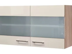 Flex-Well Exclusiv Küchen-Hängeschrank Orlando 100x55cm Kaschmir Gl.-Sonoma Eic
