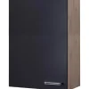 Flex-Well Exclusiv Küchen-Hängeschrank Lara 60x89cm Anthrazit-San Remo Eiche