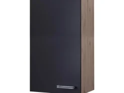 Flex-Well Exclusiv Küchen-Hängeschrank Lara 50x89cm Anthrazit-San Remo Eiche