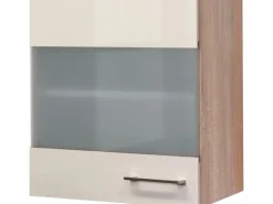 Flex-Well Exclusiv Küchen-Hängeschrank Orlando 50x55cm Kaschmir Gl.-Sonoma Eich
