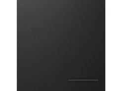 Flex-Well Exclusiv Küchen-Oberschrank Capri 50x 55cm Schwarz Matt-Endgrain Oak