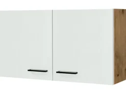 Flex-Well Exclusiv Küchen-Oberschrank Vintea 100 cm Magnolie matt - Lancelot Oak