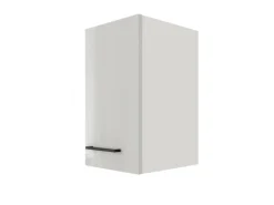 Flex-Well Exclusiv Küchen-Oberschrank Lund 30x55cm Lichtgrau glänzend-Rauchgrau