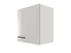 Flex-Well Exclusiv Küchen-Oberschrank Lund 50x55cm Lichtgrau glänzend-Rauchgrau