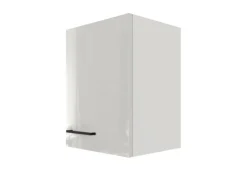 Flex-Well Exclusiv Küchen-Oberschrank Lund 40x55cm Lichtgrau glänzend-Rauchgrau