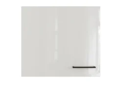 Flex-Well Exclusiv Küchen-Oberschrank Lund 60x55cm Lichtgrau glänzend-Rauchgrau