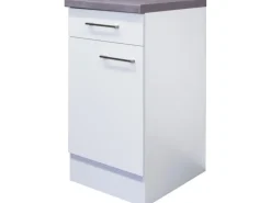 Flex-Well Exclusiv Küchen-Unterschrank Joelina 40 cm Weiß