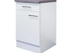 Flex-Well Exclusiv Küchen-Unterschrank Joelina 50 cm Weiß