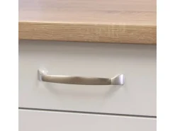 Flex-Well Exclusiv Küchenzeile Valero 310 cm Hochglanz Weiß-Sonoma Eiche