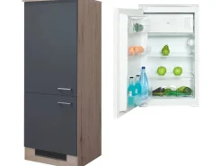 Flex-Well Exclusiv Kühlschrank-Einbauschrank Morena mit Kühlschrank EEK: F