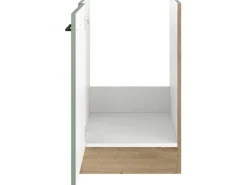 Flex-Well Exclusiv Spülenschrank SPU 50 Cara 50 cm Schilfgrün matt-Artisan Eiche