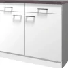 Flex-Well Küchen-Unterschrank mit Arbeitsplatte Lucca 100 cm
