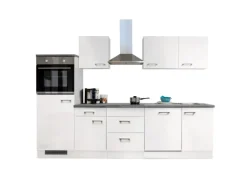 Flex-Well Küchenzeile Joelina 280 cm Weiß