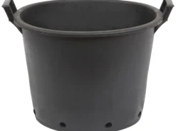 Floraworld Pflanzcontainer Comfort 45 Liter Ø 50 cm Schwarz