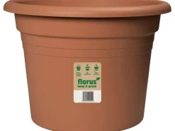 Florus Pflanztopf Mediterran Cilindro Ø 25 cm Terra